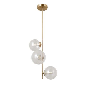 Italux Toledo PND-40717-3-HBR Lampe de plafond 3x5W/G9 IP20