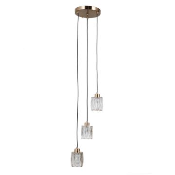 Italux Torno PND-40813-3R-HBR Suspension lumineuse 3x40W/E14 IP20