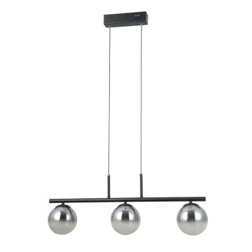 Italux Velada PND-34381-3-BK Suspension lumineuse 3x15W/LED 3000K 610lm IP20