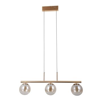 Italux Velada PND-34381-3-HBR Suspension lumineuse 3x15W/LED 3000K 610lm IP20