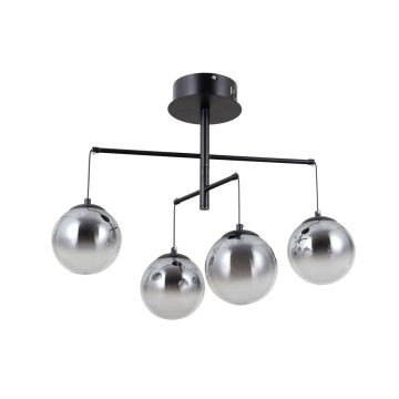 Italux Velada PND-34381-4-BK Suspension lumineuse 4x20W/LED 3000K 1810lm IP20