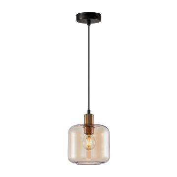 Italux Zona PND-29257A-1-BRO-AMB Suspension lumineuse 1x40W/E27 IP20
