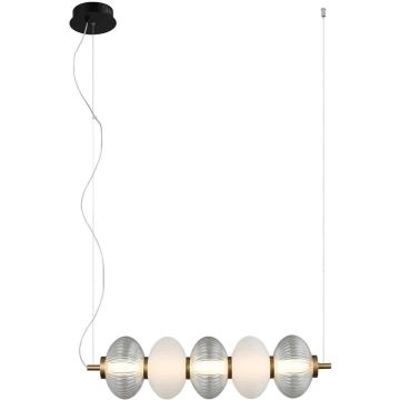 Italux Testa PND-84938-4-BK Suspension lumineuse 1x19W/LED 3000K 1200lm IP20