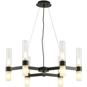 Step Into Design CANDELA DN1505-6 black Lustre 12x10W/G9 IP20