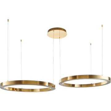 Step Into Design CIRCLE 2in1 DN924-60+80 gold Suspension lumineuse 2x72W/LED 3000K 5760lm IP20