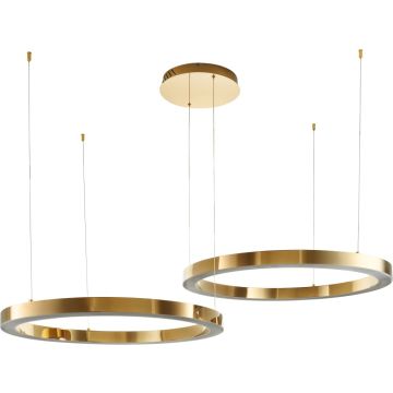 Step Into Design CIRCLE 2in1 DN924-80+80 gold Suspension lumineuse 2x80W/LED 3000K 6400lm IP20