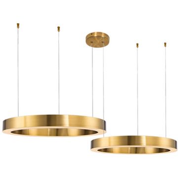 Step Into Design CIRCLE 2in1 ST-8848-60+80 brass Suspension lumineuse 2x72W/LED 3000K 6840lm IP20