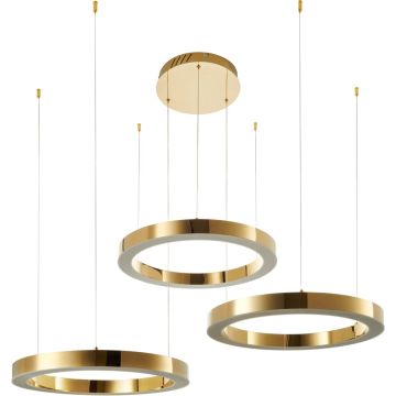 Step Into Design CIRCLE 3in1 DN924-60+60+60 gold Suspension lumineuse 3x80W/LED 3000K 9000lm IP20