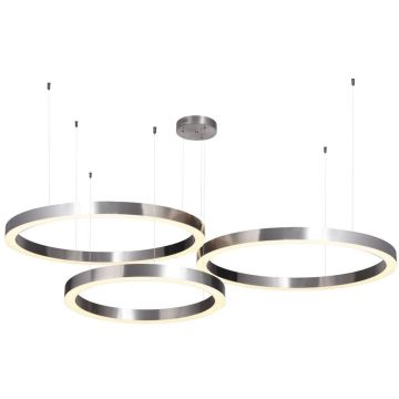 Step Into Design CIRCLE ST-8848-60+80+80 nickel Suspension lumineuse 3x112W/LED 3000K 10640lm IP20