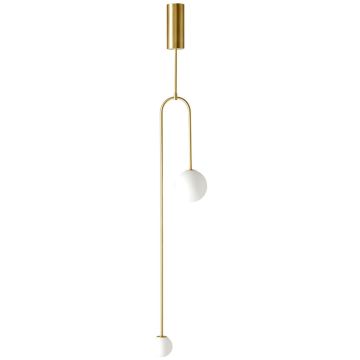 Step Into Design LOOP ST-8928S brass Suspension lumineuse 2x20W/G9 IP20
