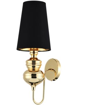 Step Into Design QUEEN MB-8046-18 black gold Applique murale 2x40w/E27 IP20