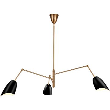 Step Into Design RAGNO ST-8625P black Lampe de plafond 3x40w/E27 IP20