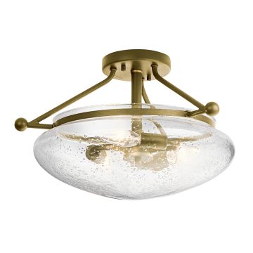 Quintiesse BELLE QN-BELLE-SF-BNB Lampe de plafond 3x40W/E14