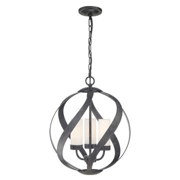 Quintiesse BLACKSMITH QN-BLACKSMITH-3P-OBK Suspension lumineuse 3x40W/E14 IP44