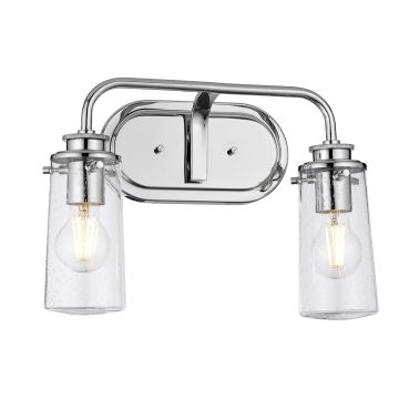 Quintiesse BRAELYN QN-BRAELYN2-PC Applique murale 2x40W/E27 IP44