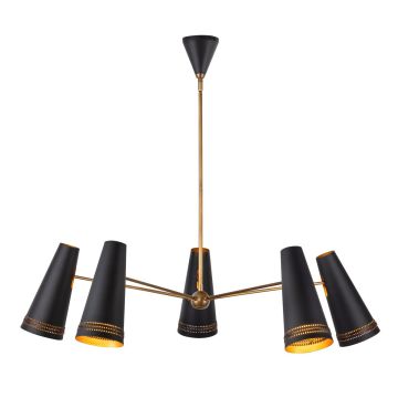 Quintiesse Brickell QN-BRICKELL5-MBHL Lustre 5x60W/E27 IP20