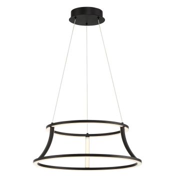Quintiesse Cadoux QN-CADOUX-P-BK Suspension lumineuse 1x54W/LED 3000K 1490lm IP20