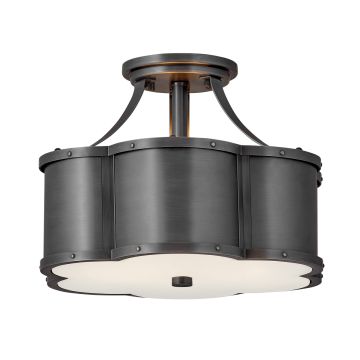 Quintiesse CHANCE QN-CHANCE-SF-S-BLB Lampe de plafond 2x60W/E27