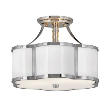 Quintiesse CHANCE QN-CHANCE-SF-S-PN Lampe de plafond 2x60W/E27