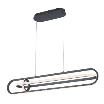 Quintiesse Demark QN-DEMARK-LP-BK Suspension lumineuse 1x58W/LED 3000K 2900lm IP20