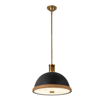 Quintiesse Doral QN-DORAL-P-M-BK Suspension lumineuse 2x60W/E27 IP20