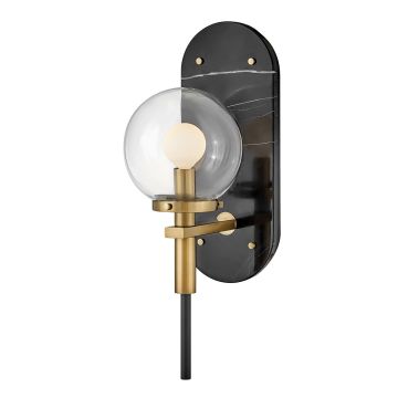 Quintiesse Gilda QN-GILDA-WB1-BK Applique murale 1x40W/E14 IP44
