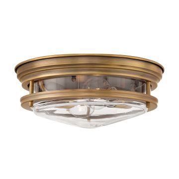 Quintiesse HADRIAN QN-HADRIAN-FS-BR-CLEAR Plafonnier 2x40W/E27 IP44