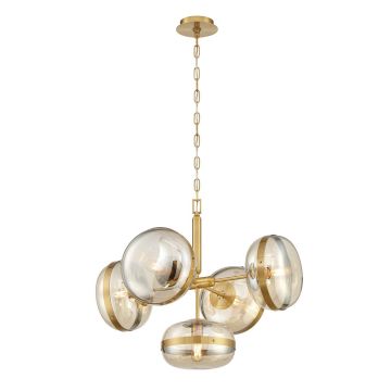 Quintiesse Nottingham QN-NOTTINGHAM-5P-AB Suspension lumineuse 5x40W/E27 IP20