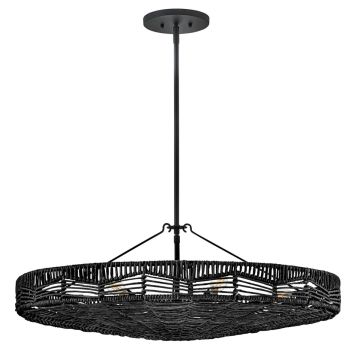 Quintiesse Ophelia QN-OPHELIA-6P-BK-BK Suspension lumineuse 6x40W/E14 IP20