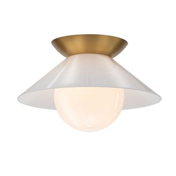 Quintiesse Saucer QN-SAUCER-FM-AB-OPAL Plafonnier 1x40W/E27 IP20