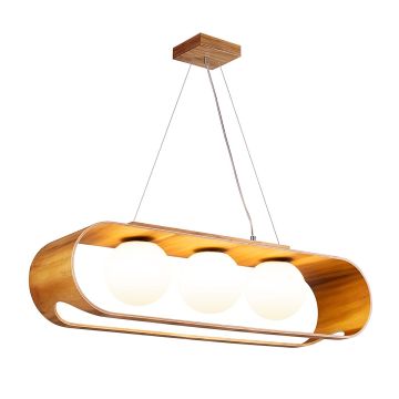 Quintiesse Sfera QN-SFERA-3P-TEAK Suspension lumineuse 3x40W/E27 IP20