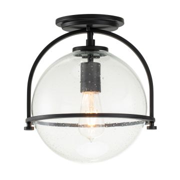Quintiesse SOMERSET QN-SOMERSET-F-C-BK Lampe de plafond 1x60W/E27