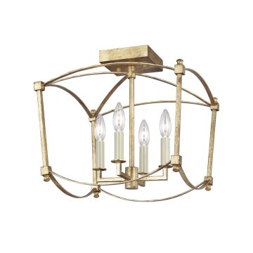 Quintiesse THAYER QN-THAYER-SF-ADB Lampe de plafond 4x40W/E14