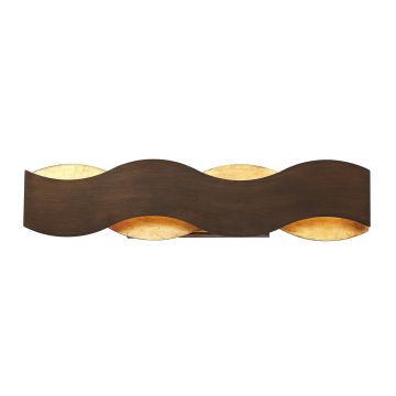 Quintiesse Vaughan QN-VAUGHAN-1W-BRZ-GD Applique murale 1x35W/LED 3000K 1100lm IP20