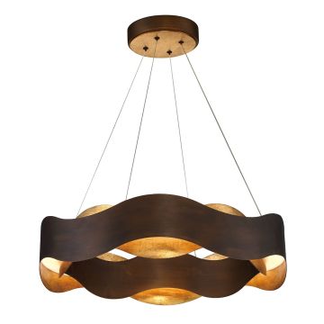 Quintiesse Vaughan QN-VAUGHAN-P-M-BRZ-GD Suspension lumineuse 1x80W/LED 3000K 1302M IP20