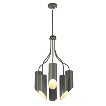 Elstead Lighting QUINTO GREY QUINTO6-GPN Lustre 6x60W/E27