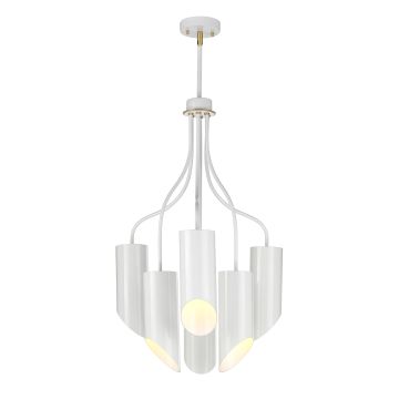 Elstead Lighting QUINTO WHITE QUINTO6-WAB Lustre 6x60W/E27