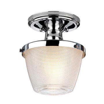 Elstead Lighting DUBLIN QZ-DUBLIN-SF-PC Lampe de plafond 1x60W/E27 IP44