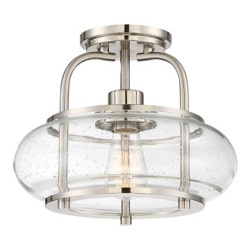 Elstead Lighting QUOIZLE QZ-TRILOGY-SFS-BN Lampe de plafond 1x60W/E27