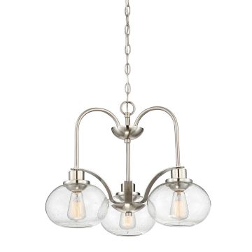 Elstead Lighting QUOIZLE QZ-TRILOGY3-BN Lustre 3x60W/E27