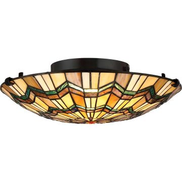 Quoizel ALCOTT QZ-ALCOTT-F Plafonnier 2x60W/E27