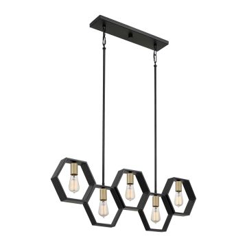 Quoizel Bismarck QZ-BISMARCK-ISLE-EK Suspension lumineuse 5x60W/E27
