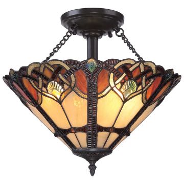 Quoizel CAMBRIDGE QZ-CAMBRIDGE-SF Lampe de plafond 2x60W/E27