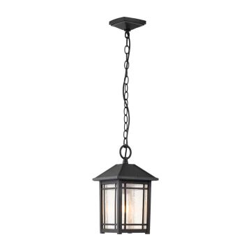 Quoizel Cedar Point QZ-CEDAR-POINT8-M-BK Suspension lumineuse 1x60W/E27 IP44