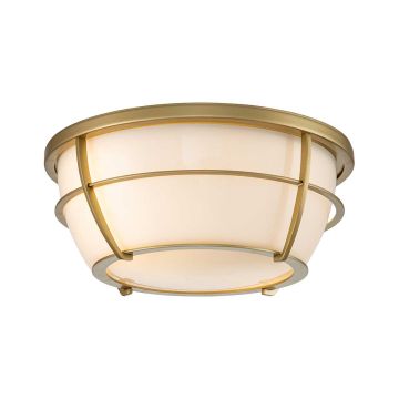 Quoizel Chance QZ-CHANCE-F-PNBR Plafonnier 2x60W/E27 IP44