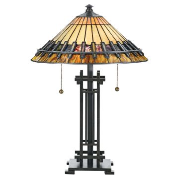Quoizel CHASTAIN QZ-CHASTAIN-TL Lampe de table 2x60W/E27