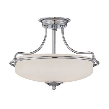 Quoizel GRIFFIN QZ-GRIFFIN-SFS-C Lampe de plafond 3x60W/E27