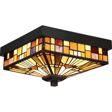 Quoizel INGLENOOK QZ-INGLENOOK-F Plafonnier 2x60W/E27 IP44