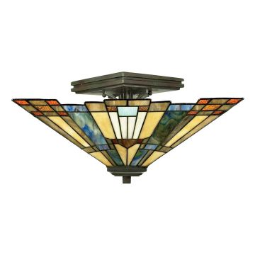 Quoizel INGLENOOK QZ-INGLENOOK-SF Lampe de plafond 2x60W/E27