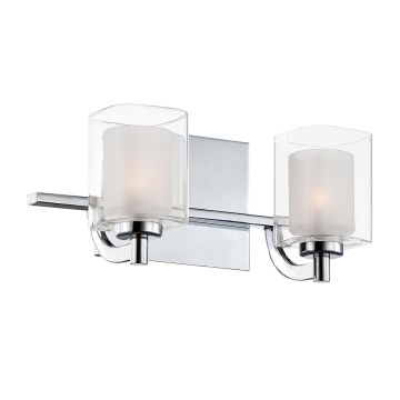 Quoizel Kolt QZ-KOLT2-PC-BATH Applique murale 2x3.5W/G9 IP44